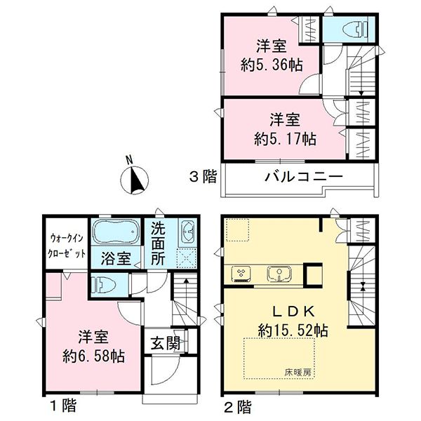 中古戸建 東京都墨田区立花２丁目 東武亀戸線東あずま駅 3,490万円