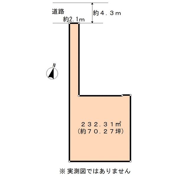 土地 兵庫県宝塚市雲雀丘２丁目 阪急宝塚線雲雀丘花屋敷駅 2,500万円