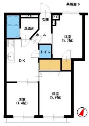 中古マンション 立川市上砂町５丁目 西武拝島線武蔵砂川駅 1,280万円