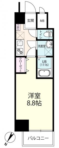 中古マンション 名古屋市北区黒川本通３丁目 名古屋市名城線黒川駅 1,830万円