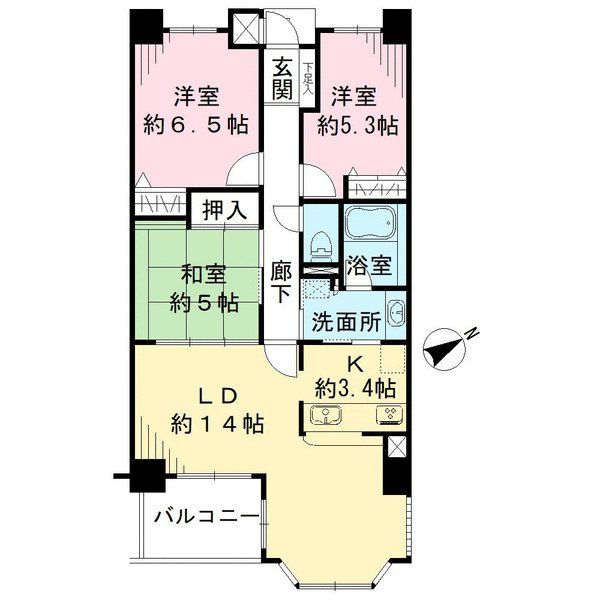 中古マンション 兵庫県神戸市中央区北野町１丁目 神戸市営地下鉄西神山手線新神戸駅 5,380万円