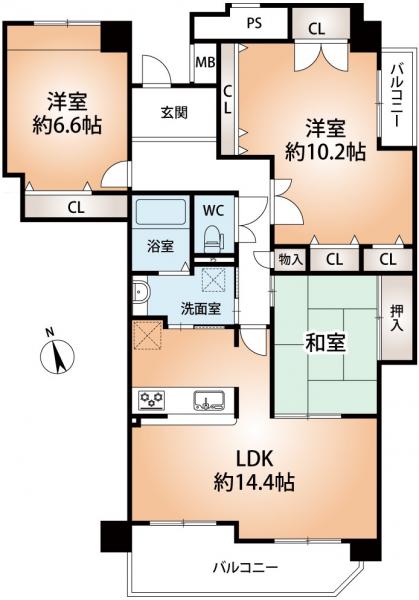 中古マンション 神戸市兵庫区新開地６丁目 神戸高速東西線高速神戸駅 3,880万円