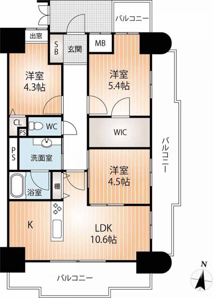 中古マンション 神戸市中央区二宮町１丁目 山陽新幹線新神戸駅 3,498万円