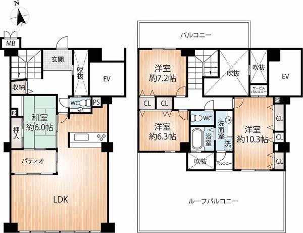 中古マンション 神戸市須磨区白川台５丁目 神戸市営地下鉄西神山手線名谷駅 1,790万円