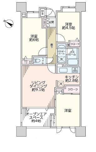 中古マンション 葛飾区南水元１丁目 千代田常磐線亀有駅 3,280万円