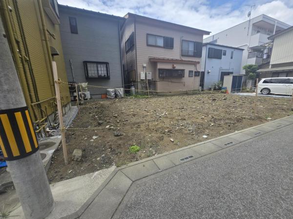 川口市大字里 現地土地写真