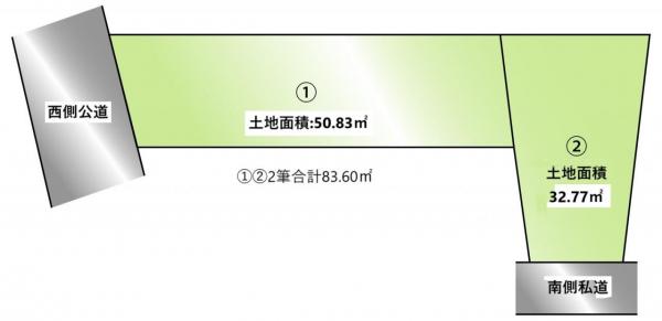 土地 大阪市北区中崎３丁目 大阪メトロ谷町線中崎町駅 9,980万円