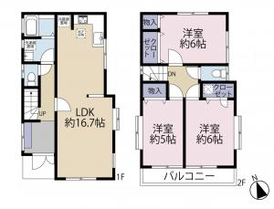 中古戸建 杉並区荻窪１丁目7-3 京王井の頭線高井戸駅 74970000