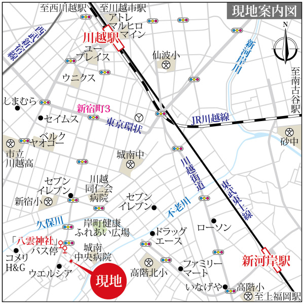 土地 埼玉県川越市中台元町１丁目 JR川越線川越駅 3,080万円