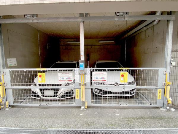 レクセルマンション中神 敷地内駐車場