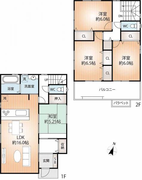 新築戸建 神戸市北区東有野台4丁目 神戸電鉄三田線岡場駅 2,680万円