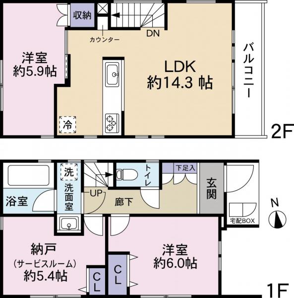 中古戸建 杉並区下井草３丁目 西武新宿線下井草駅 5,799万円