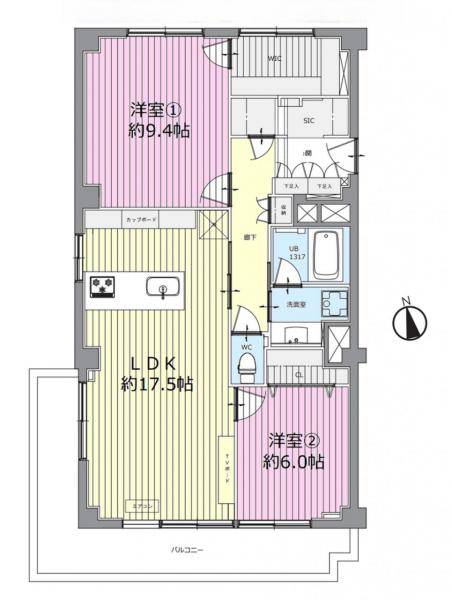 中古マンション 港区高輪4丁目 都営浅草線高輪台駅 1億3,990万円