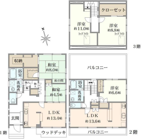 中古戸建 埼玉県さいたま市南区辻２丁目 JR埼京線北戸田駅 6,190万円