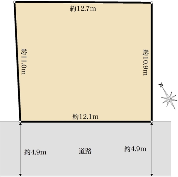 土地 東京都小平市上水南町３丁目 JR中央本線国分寺駅 4,780万円