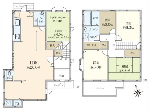 中古戸建 兵庫県西宮市甲陽園山王町 阪急甲陽線甲陽園駅 5,300万円