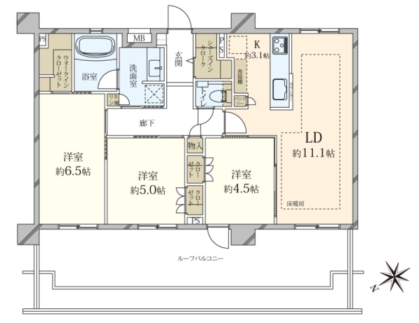 中古マンション 千葉県浦安市当代島３丁目 東西線浦安駅 6,880万円