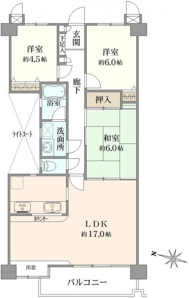 中古マンション 埼玉県さいたま市南区内谷1丁目 JR武蔵野線武蔵浦和駅 1,490万円