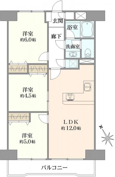 中古マンション 千葉県松戸市根本 JR常磐線（取手〜いわき）松戸駅 3,180万円