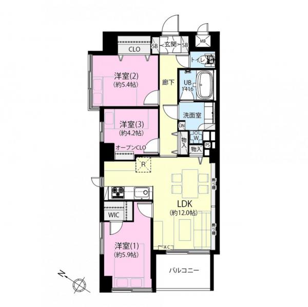 中古マンション 板橋区蓮沼町 都営三田線本蓮沼駅 5,599万円