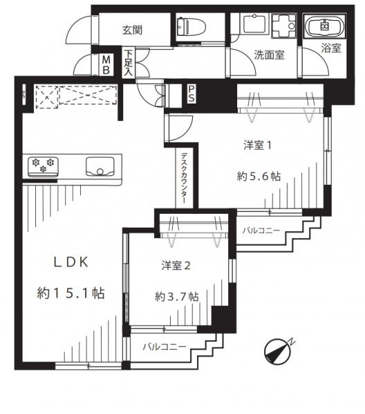 中古マンション 板橋区板橋３丁目 都営三田線板橋区役所前駅 4,380万円