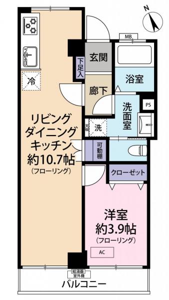 中古マンション 世田谷区上北沢５丁目 京王線芦花公園駅 1,980万円