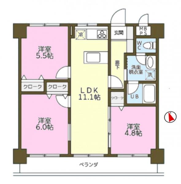 中古マンション 板橋区志村１丁目 都営三田線志村坂上駅 3,480万円
