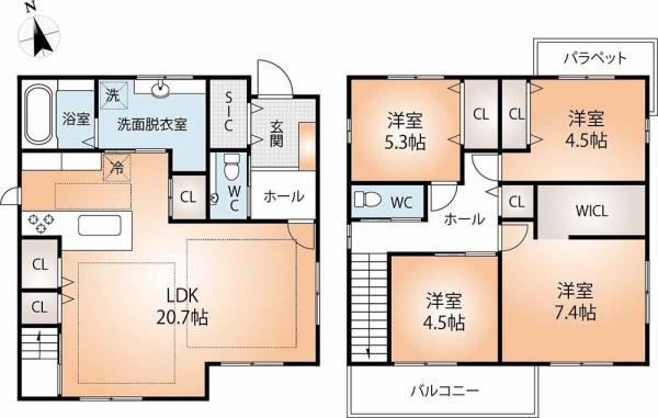 新築戸建 神戸市北区西大池２丁目 神戸電鉄有馬線大池駅 3,380万円