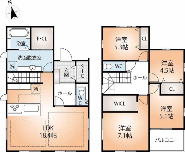 新築戸建 神戸市北区西大池２丁目 神戸電鉄有馬線大池駅 3,280万円