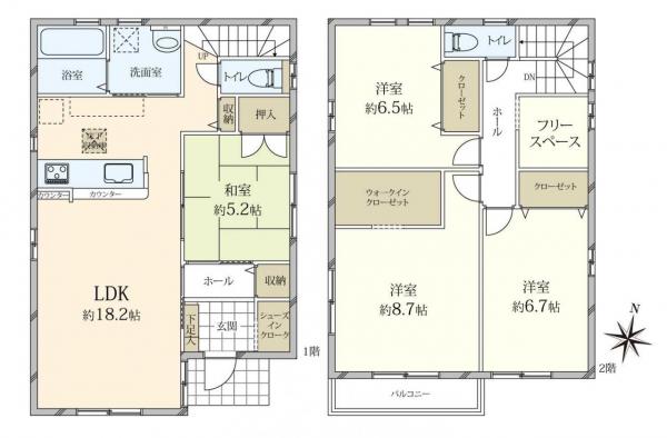 中古戸建 埼玉県さいたま市中央区円阿弥５丁目 JR埼京線北与野駅 4,480万円