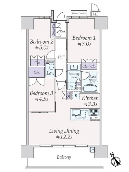 中古マンション 大阪府大阪市阿倍野区天王寺町南3丁目 近鉄南大阪線河堀口駅 5,480万円
