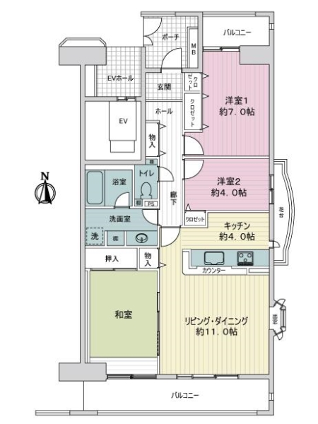 中古マンション 千葉県浦安市高洲６丁目 JR京葉線新浦安駅 4,480万円