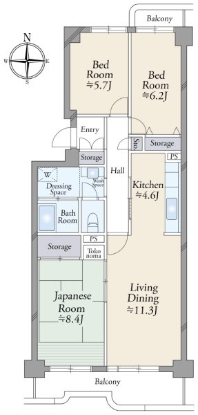 中古マンション 東京都江東区東砂3丁目 都営新宿線東大島駅 4,180万円