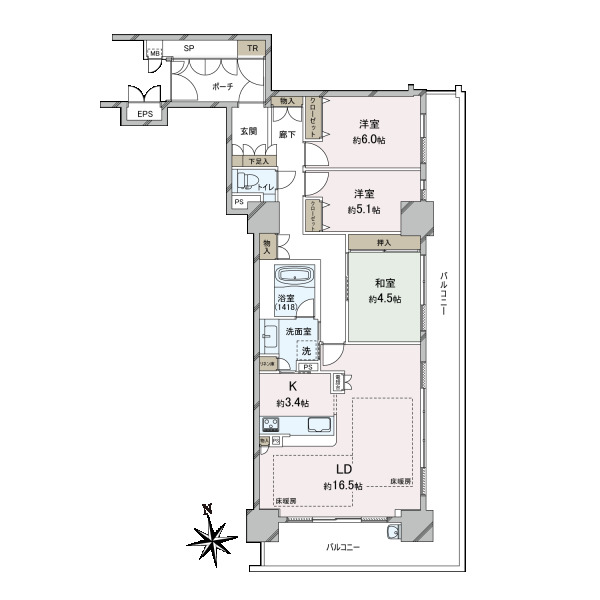 中古マンション 大阪府寝屋川市香里新町 京阪本線香里園駅 5,580万円