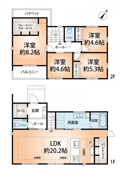 新築戸建 神戸市須磨区神の谷５丁目 神戸市営地下鉄西神山手線総合運動公園駅 4,880万円