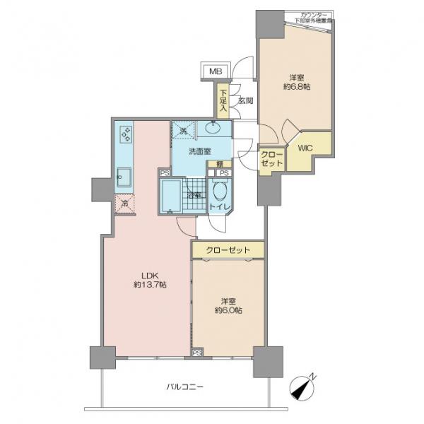 パークシティ大宮セントラルタワー 間取り図