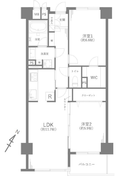 中古マンション 北区田端３丁目 JR山手線駒込駅 6,699万円