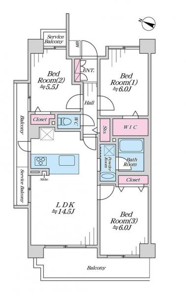 中古マンション 川口市青木４丁目 埼玉高速鉄道南鳩ケ谷駅 3,798万円