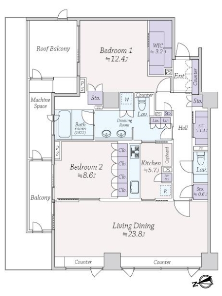 中古マンション 東京都港区麻布台２丁目 南北線麻布十番駅 4億9,800万円