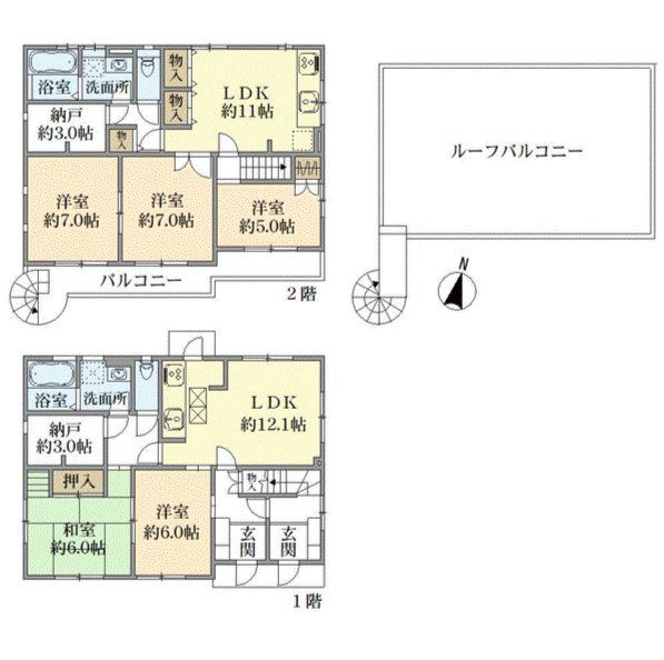 中古戸建 東京都日野市旭が丘４丁目 京王競馬場線長沼駅 4,690万円