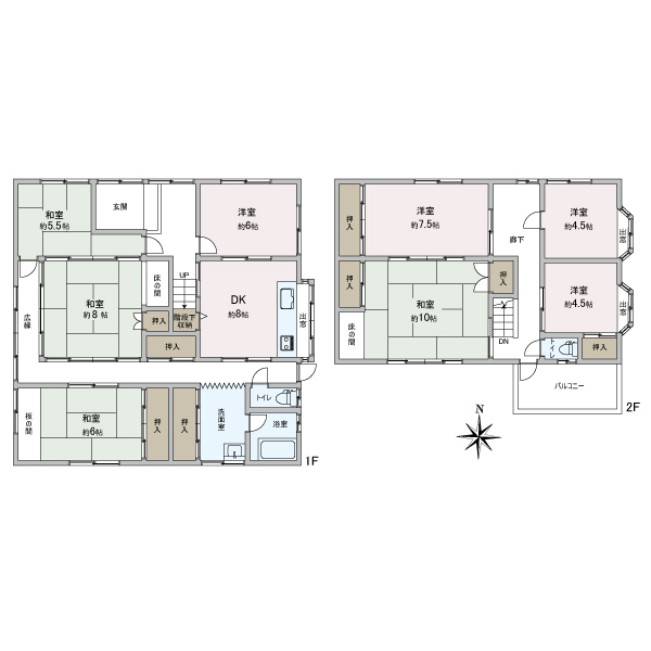 中古戸建 大阪府東大阪市俊徳町１丁目 近鉄大阪線俊徳道駅 3,980万円