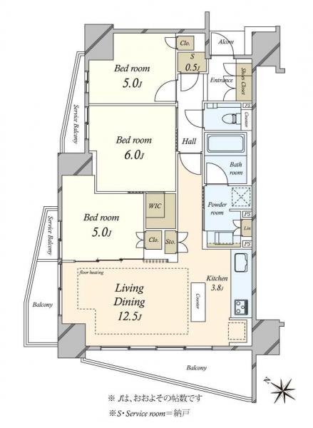 中古マンション 東京都目黒区中目黒４丁目 東急東横線中目黒駅 1億9,800万円