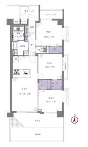 中古マンション さいたま市中央区新中里４丁目16-2 JR埼京線与野本町駅 36800000