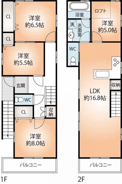 中古戸建 神戸市兵庫区清水町 神戸電鉄有馬線長田駅 2,790万円