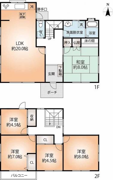 中古戸建 神戸市須磨区東白川台４丁目 神戸市営地下鉄西神山手線名谷駅 2,999万円