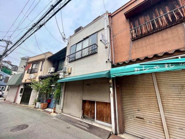 大阪市北区中崎古家付き土地 現地土地写真