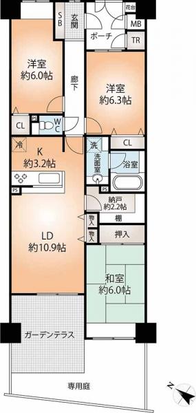 中古マンション 神戸市須磨区潮見台町2丁目 山陽電鉄本線山陽須磨駅 3,180万円
