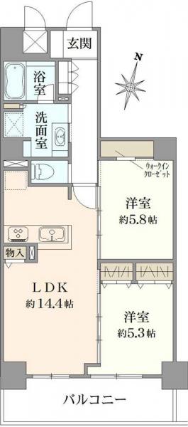 中古マンション 東京都西東京市田無町２丁目 西武西武園線田無駅 4,580万円