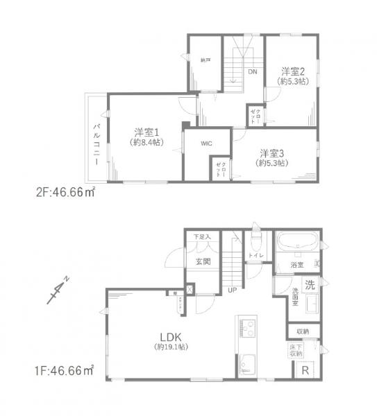 中古戸建 さいたま市緑区大間木２丁目 JR武蔵野線東浦和駅 3,799万円
