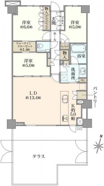 中古マンション 東京都練馬区関町南３丁目 JR中央本線吉祥寺駅 9,480万円